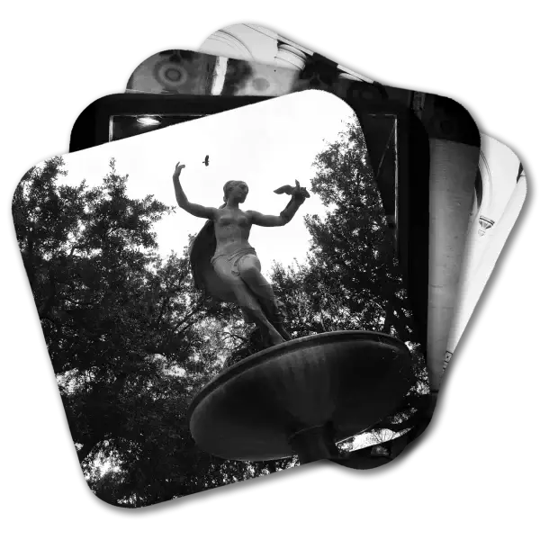 New Orleans Contradictions Coasters A set of B&W coasters from New Orleans