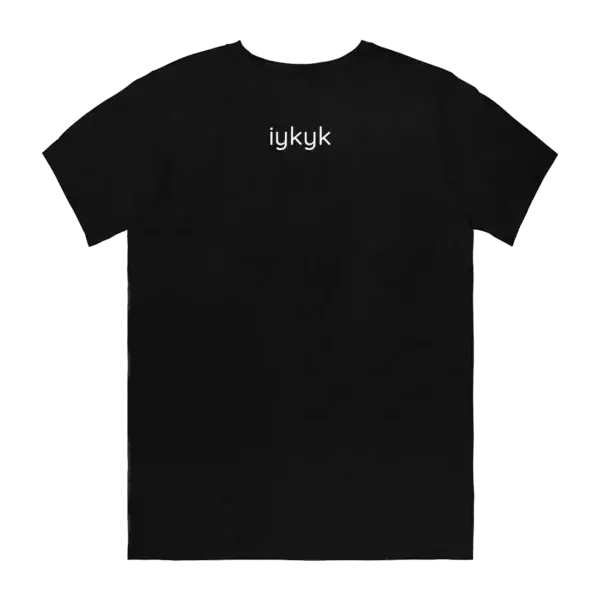 Airstream Love Tee Shirt reverse side with "iykyk"