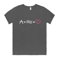 Airstream Love Tee Shirt featuring Air + Stream = Love icons